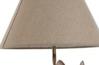 Bureaulamp Home ESPRIT Wit Rood Metaal Hars 50 W 220 V 26 x 26 x 46 cm - thumbnail