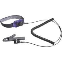 BERNSTEIN Tools for Electronics 9-342 ESD-armband Zwart Incl. aardingskabel Drukknop 3 mm, Drukknop 10 mm, Krokodilklem - thumbnail