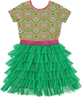 O'Chill Meisjes jurk - Michelle - Multi - thumbnail