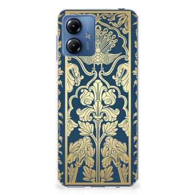 Motorola Moto G14 | TPU Case | Beige Flowers