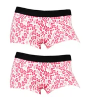 Funderwear meisjes boxershorts luipaard 2-pack - Katoenen meisjes onderbroek - thumbnail