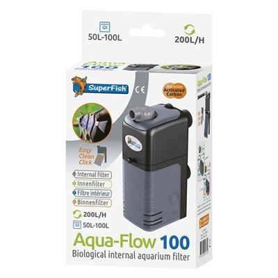 Superfish Aquaflow 100 Filter voor Aquarium - 200 L/H, Tropisch & Koudwater Geschikt - thumbnail