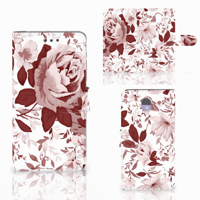 Hoesje Samsung Galaxy J7 2017 | J7 Pro Watercolor Flowers - thumbnail