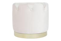 Voetensteun DKD Home Decor Roze Gouden Hout MDF Fluweel 60 x 60 x 54 cm (3 Stuks) - thumbnail