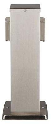 Heitronic 35460 Buitenstopcontact RVS Aanraakbeveiliging