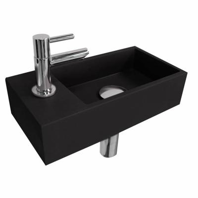 Fonteinset Versus Links Zwart RVS Ink