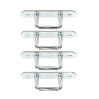 ProPlus Zeiloog rechthoekig 36 mm zilver 4 stuks in blister - thumbnail