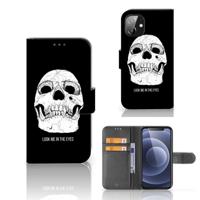 Telefoonhoesje met Naam Apple iPhone 12 Mini Skull Eyes - thumbnail