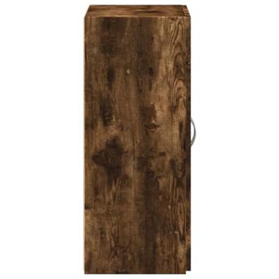 Archiefkast 60x32x77,5 cm bewerkt hout gerookt eikenkleurig