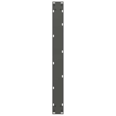 Eettafelpoten 2 st U-vormig 80x(72-73) cm staal antraciet