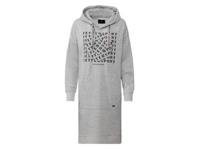 CRIVIT by Jette Sport dames sweaterjurk met katoen (Grijs, XS (32/34))