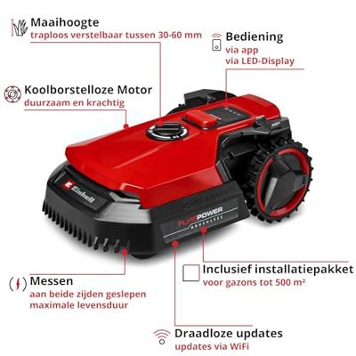 Einhell FREELEXO 500 Robotmaaier Geschikt voor oppervlakte (max.) 500 m²