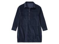pepperts! Meisjes corduroy jurk (Marineblauw, 140) - thumbnail
