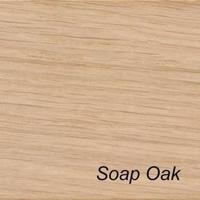 QLiv Cross tafel ovaal 260x110 Gezeept Eiken - thumbnail