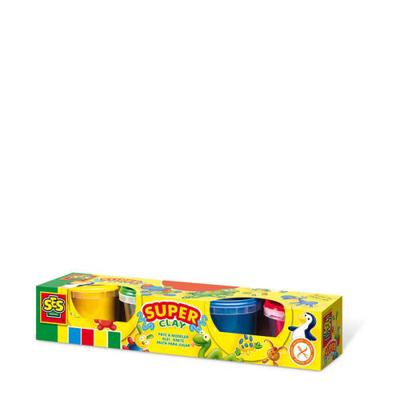 SES Super Klei 4x90 Gram Basiskleuren