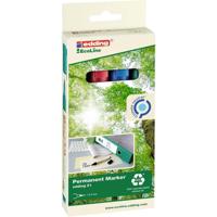 Edding permanent marker Ecoline e-21 set van 4 stuks in geassorteerde kleuren - thumbnail