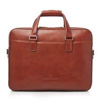 Castelijn & Beerens Gaucho Ted Laptop Bag 15.6''-Cognac - thumbnail