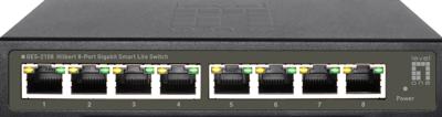 LevelOne GES-2108 netwerk-switch Managed L2 Gigabit Ethernet (10/100/1000) Zwart