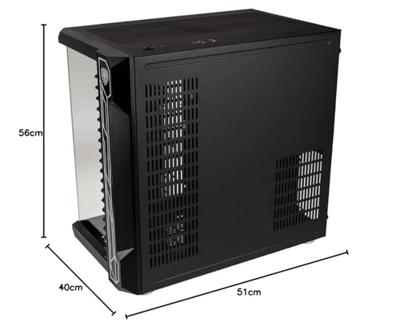 Kolink UNITY CODE X Midi-tower Gaming-behuizing, Behuizing Zwart