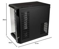 Kolink UNITY CODE X Midi-tower Gaming-behuizing, Behuizing Zwart - thumbnail