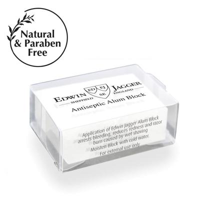 Edwin Jagger Soaps & Creams Pre & Post Shave Antiseptic Alum Block Aluin 54gr