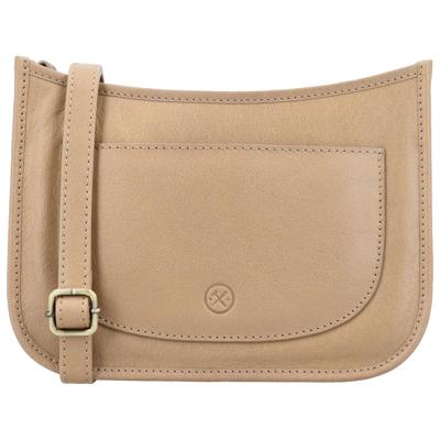 Hide & stitches jura schoudertas-Sand