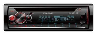 Pioneer DEH-S720DAB Autoradio enkel DIN DAB+ tuner, Bluetooth handsfree, AppRadio