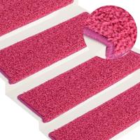 VidaXL Trapmatten 15 st 65x21x4 cm roze - thumbnail