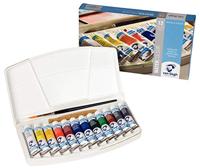 Van Gogh • aquarelverf set in kunststof etui met 12 kleuren in tubes van 10ml - thumbnail