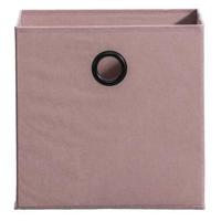 Opbergbox Kenzi stof - roze - 31x31x31 cm - thumbnail