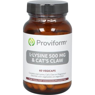 Proviform L-Lysine 500mg & Cat's Claw Vegicaps