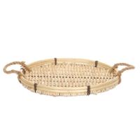 Dienblad met grepen Ø35xh4cm - thumbnail