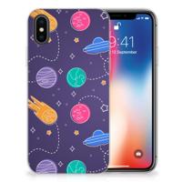 Apple iPhone X | Xs | Sillicone Back Cover | Space - thumbnail