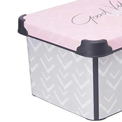 Set van opstapelbare opbergboxen Vibes 3 Onderdelen Plastic