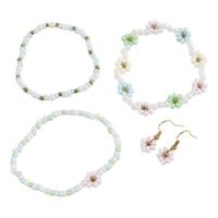 Creativ Company Mini hobbyset sieraden, elastische armband, oorbel, 1 doos - thumbnail