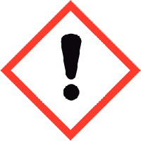 GHS 07 Gevaar/schadelijk/irriterende stoffen sticker - 10 x 10 cm, Aantal: 10 stuks - thumbnail