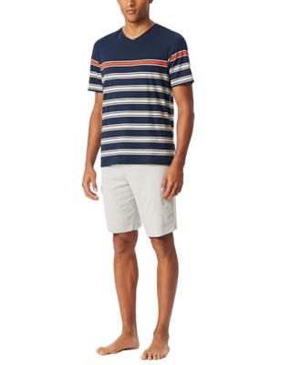 Schiesser Schiesser Pyjama Short nightblue 182604 58/3XL
