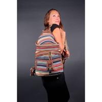 Gheri Katoenen Rugzak met Leer - thumbnail