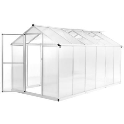 Tuinkas 13,41 m³ 362x190x195 cm aluminium