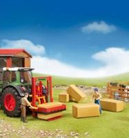 bruder Landbouw John Deere 4 quadderbalen Kant-en-klaar model Landbouwvoertuig (model) - thumbnail
