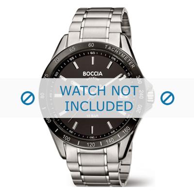 Boccia horlogeband 3597-02 Titanium Zilver 20mm Boccia horlogeband 3597-02 Titanium Zilver 20mm