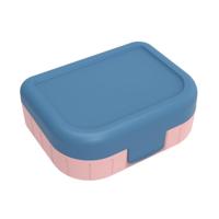 Rotho Memory Kids Lunchbox To Go 1L Horizon Blauw/Roze - thumbnail