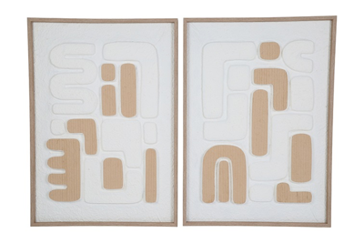 Schilderij rechthoek Geometi S