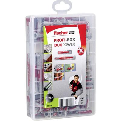 Fischer 541108 PROFI-BOX DUOPOWER Plugassortiment 150 stuk(s)