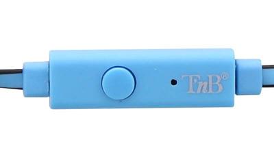 T'nB ESBCBL BE-COLOR in-ear stereo-hoofdtelefoon voetgangerset blauw