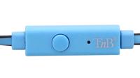 T'nB ESBCBL BE-COLOR in-ear stereo-hoofdtelefoon voetgangerset blauw - thumbnail