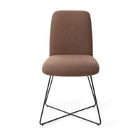 Jesper Home Eetkamerstoel 'Taiwa' Cross Black, kleur Rustic Rye - thumbnail