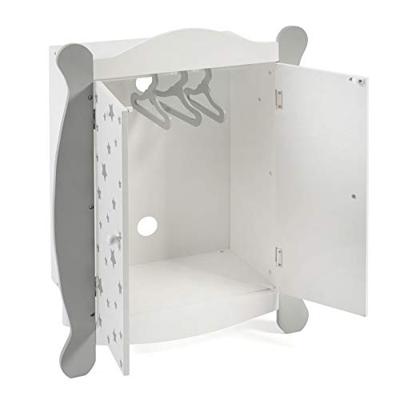 Poppen Kledingkastje - Grey Stars