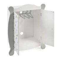 Poppen Kledingkastje - Grey Stars - thumbnail