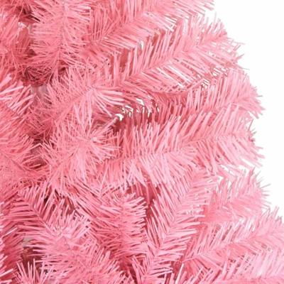 VidaXL Kerstboom met 150 led met standaard roze 150 cm pvc